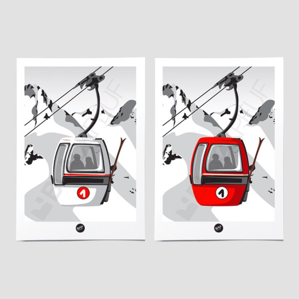 CONFEZIONE DUO POSTER TO THE WILD