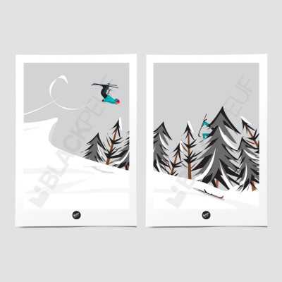 CONFEZIONE DUO POSTER TO THE WILD CONFEZIONE DUO POSTER TO THE WILD