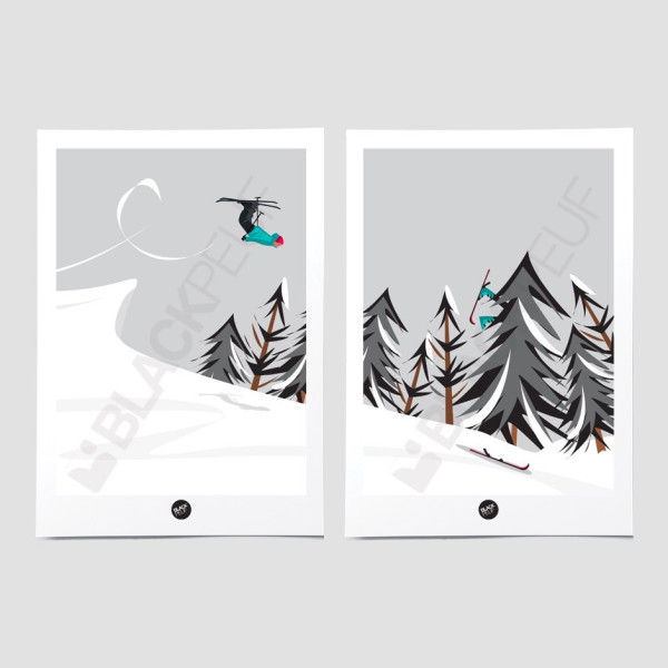 CONFEZIONE DUO POSTER TO THE WILD