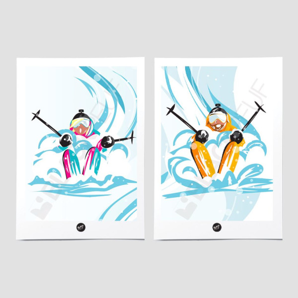 CONFEZIONE DUO POSTER TO THE WILD