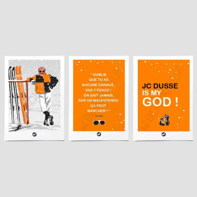 PACK TRIO POSTER JC DUSSE PACK TRIO POSTER JC DUSSE