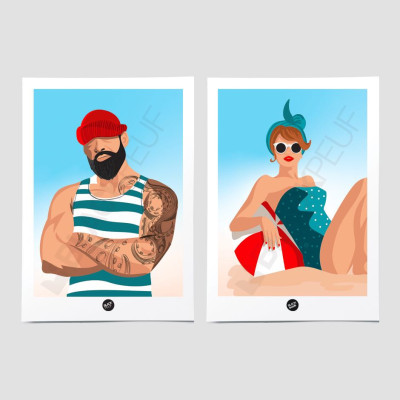 Entdecken Sie die Duo-Poster von BLACKPEUF | Bunte Designs für Ihre Deko Entdecken Sie die Duo-Poster von BLACKPEUF | Bunte Designs für Ihre Deko