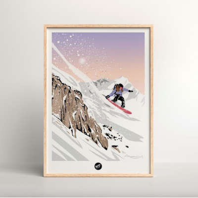 POSTER PINK BARRE ROCHEUSE POSTER PINK BARRE ROCHEUSE