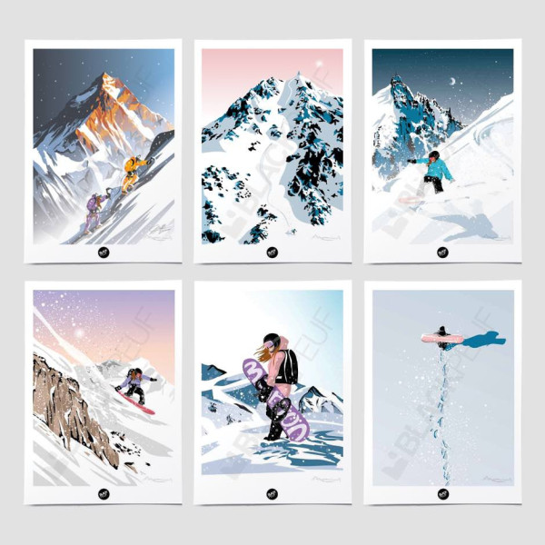 Découvrez les affiches BLACKPEUF | Designs colorés pour votre déco