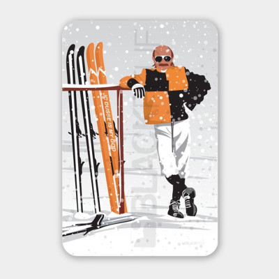 Tableau mural jc dusse michel blanc humour star connu ski orange et noir pour la décoration. Tableau mural jc dusse michel blanc humour star connu ski orange et noir pour la décoration.