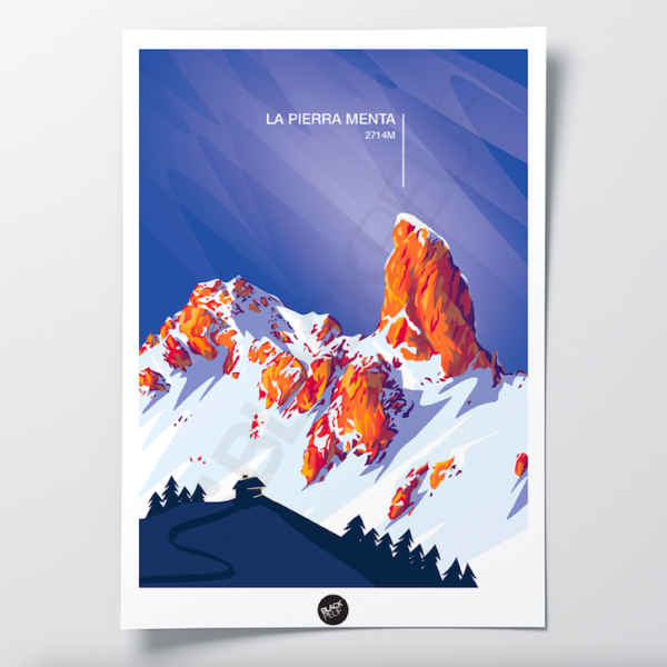 This BLACKPEUF poster offers a high-end and modern look with its vibra