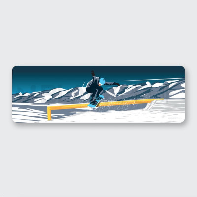 TABLEAU SNOW RAMP 50CM x 15CM TABLEAU SNOW RAMP 50CM x 15CM