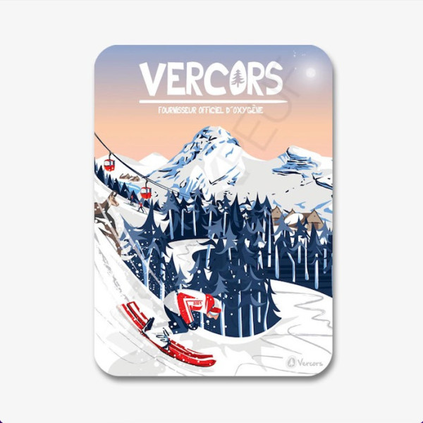 TABLEAU 50x33cm VERCORS 2021