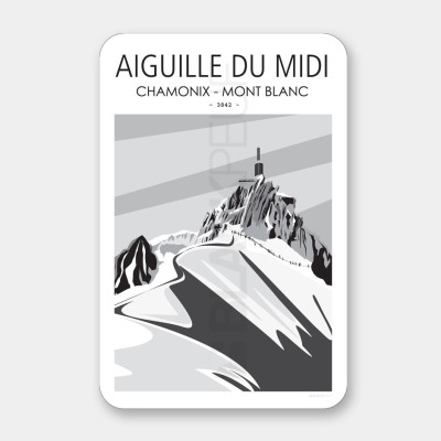 TABLEAU MONT AIGUILLE DU MIDI CHAMONIX TABLEAU MONT AIGUILLE DU MIDI CHAMONIX