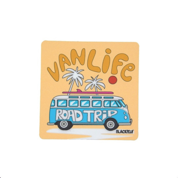 Autocollant sticker  BLACKPEUF souvenir chic des alpes