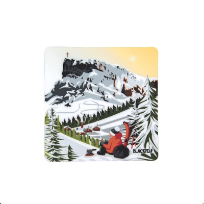 Autocollant sticker BLACKPEUF souvenir chic des alpes Autocollant sticker BLACKPEUF souvenir chic des alpes