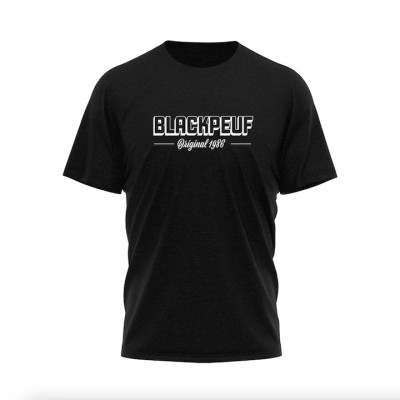 T-SHIRT NOIR BLACKPEUF ORIGINAL 1986 T-SHIRT NOIR BLACKPEUF ORIGINAL 1986