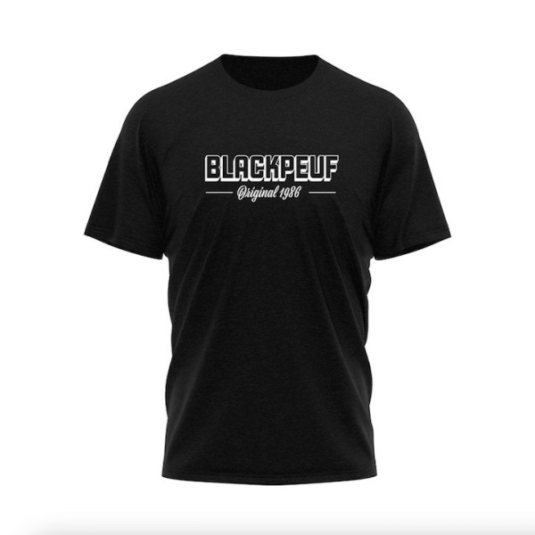 BLACKPEUF ORIGINAL 1986 BLACK T-SHIRT
