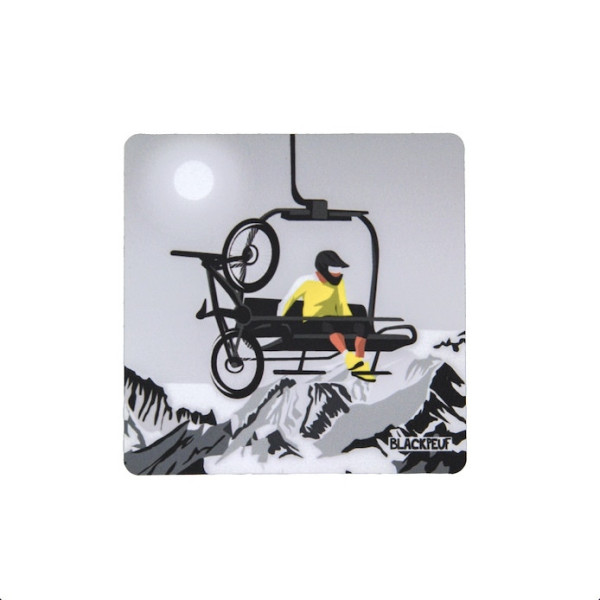 AUTOCOLLANT TÉLÉSIÈGE VTT