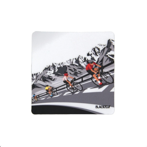 Autocollant sticker  BLACKPEUF souvenir chic des alpes