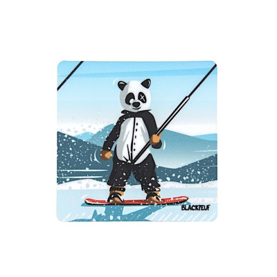 Autocollant sticker BLACKPEUF souvenir chic des alpes Autocollant sticker BLACKPEUF souvenir chic des alpes