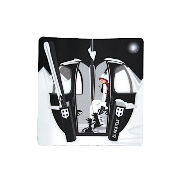 AUTOCOLLANT POP UP BLACK
