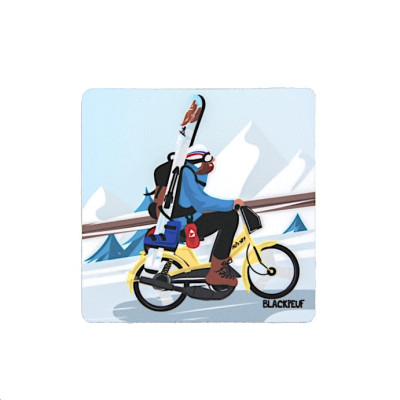 Autocollant sticker BLACKPEUF souvenir chic des alpes Autocollant sticker BLACKPEUF souvenir chic des alpes