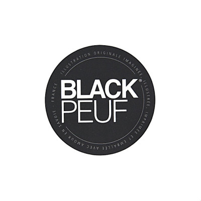 Autocollant sticker BLACKPEUF souvenir chic des alpes Autocollant sticker BLACKPEUF souvenir chic des alpes