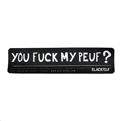 Autocollant sticker BLACKPEUF souvenir chic des alpes Autocollant sticker BLACKPEUF souvenir chic des alpes
