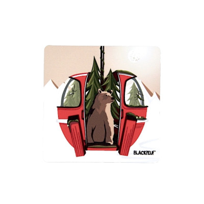 Autocollant sticker BLACKPEUF souvenir chic des alpes Autocollant sticker BLACKPEUF souvenir chic des alpes