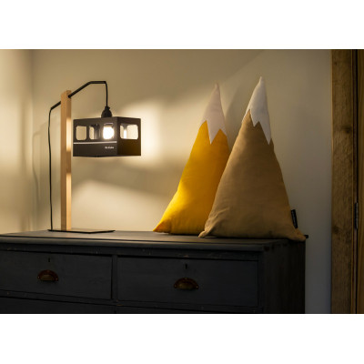 Lampe en forme de cabine de téléphérique à suspendre, à poser ou à Lampe en forme de cabine de téléphérique à suspendre, à poser ou à