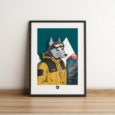 This BLACKPEUF poster offers a high-end and modern look with its vibra This BLACKPEUF poster offers a high-end and modern look with its vibra