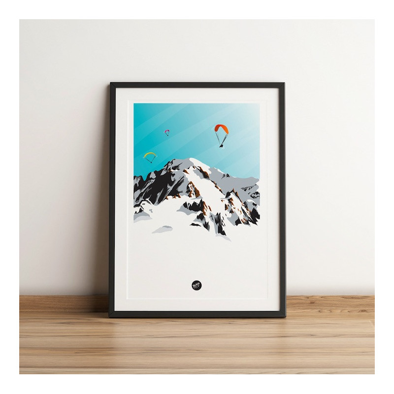 This BLACKPEUF poster offers a high-end and modern look with its vibra