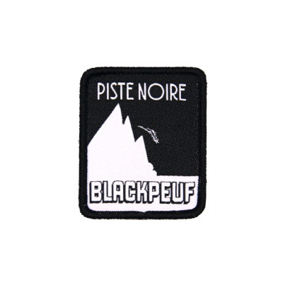 IRON-ON PATCH PISTE NOIRE IRON-ON PATCH PISTE NOIRE