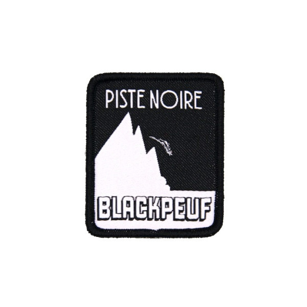 IRON-ON PATCH PISTE NOIRE