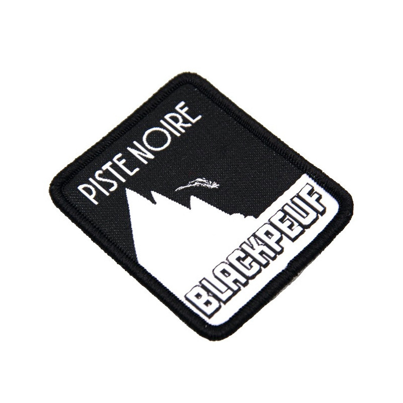 IRON-ON PATCH PISTE NOIRE