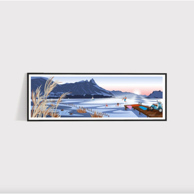 PANORAMIC POSTER PONTOON JUMP PANORAMIC POSTER PONTOON JUMP