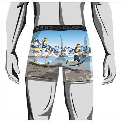 Unique design boxer, inspired by the Savoyard landscapes Unique design boxer, inspired by the Savoyard landscapes