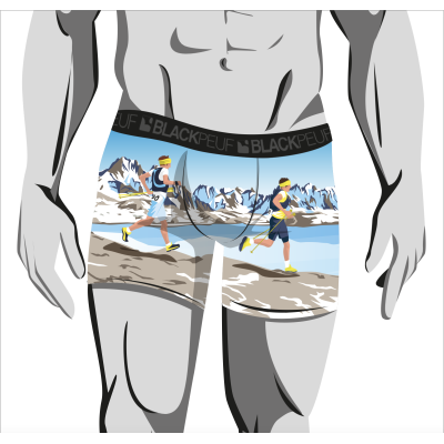 Unique design boxer, inspired by the Savoyard landscapes Unique design boxer, inspired by the Savoyard landscapes
