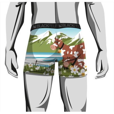 Unique design boxer, inspired by the Savoyard landscapes Unique design boxer, inspired by the Savoyard landscapes