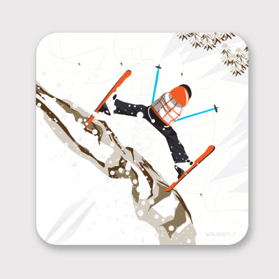 JUMP SKI ORANGE painting JUMP SKI ORANGE painting