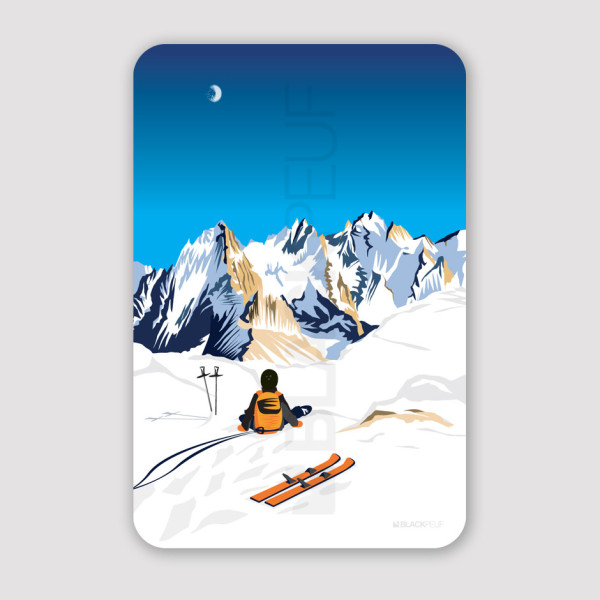 LEVER DU MONT BLANC PAINTING