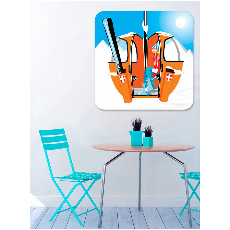 ORANGE POP UP PAINTING