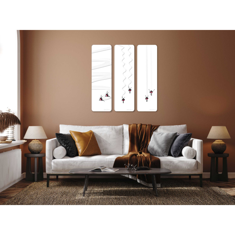 TRIO SKI SWING PAINTING