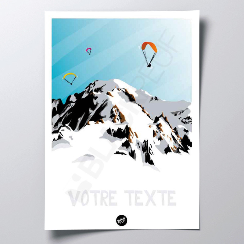 This BLACKPEUF poster offers a high-end and modern look with its vibra