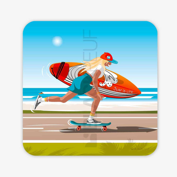 BLONDIE SKATE PAINTING