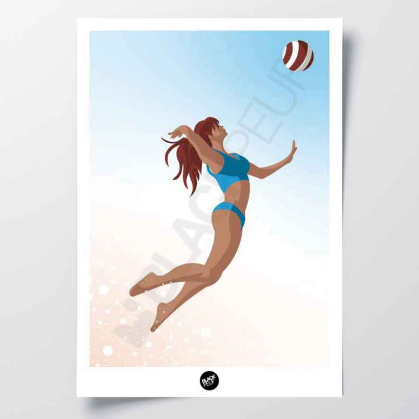 AFFICHE BEACH VOLLEY
