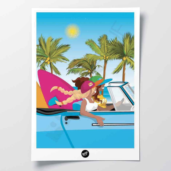 AFFICHE CALIFORNIA DREAM