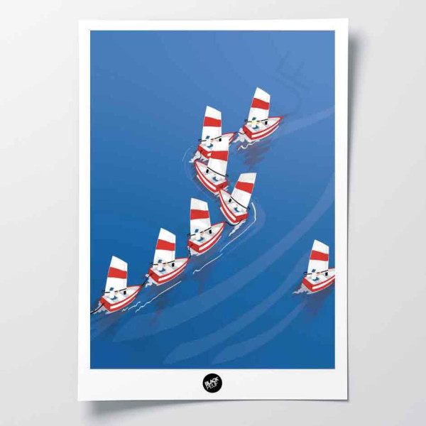 AFFICHE LES OPTIMISTES