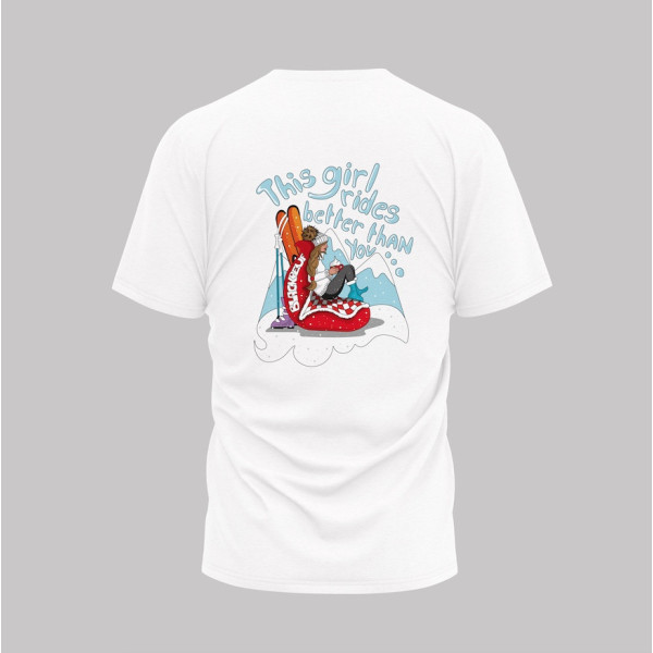 T-SHIRT BLANC THIS GIRL