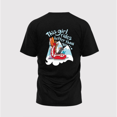 T-SHIRT BLACK GIRL IS BETTER BLACKPEUF T-SHIRT BLACK GIRL IS BETTER BLACKPEUF
