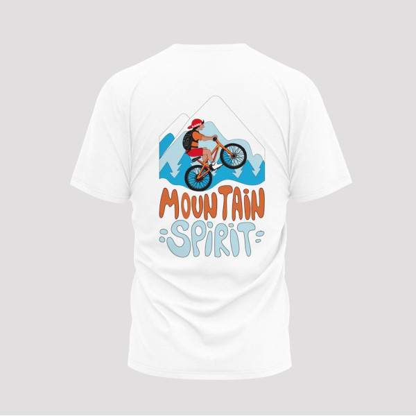 MOUNTAIN SPIRIT WHITE T-SHIRT
