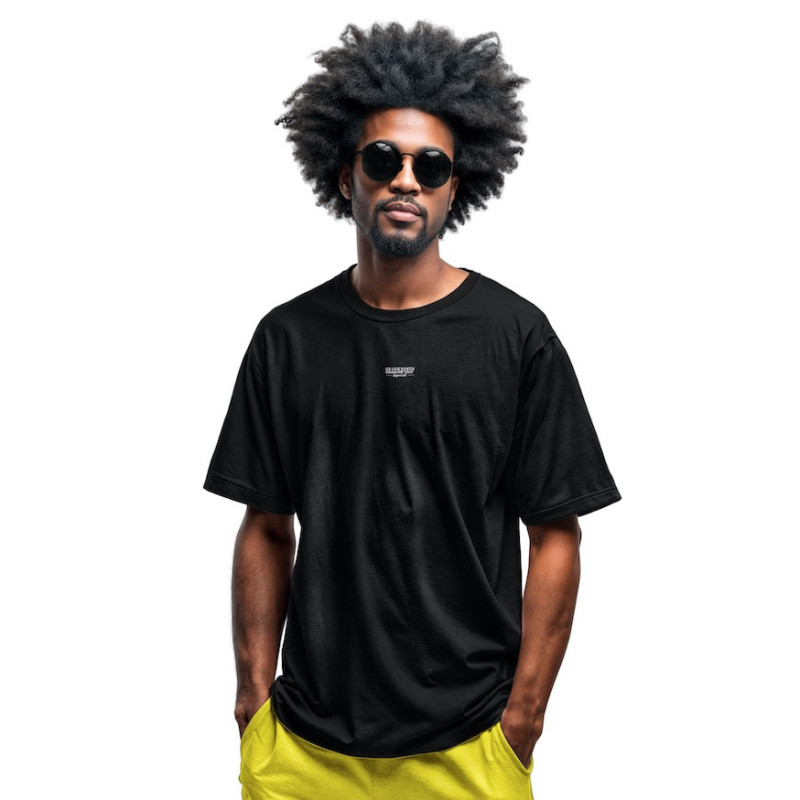 APRÈS SKI BLACK T-SHIRT BLACKPEUF