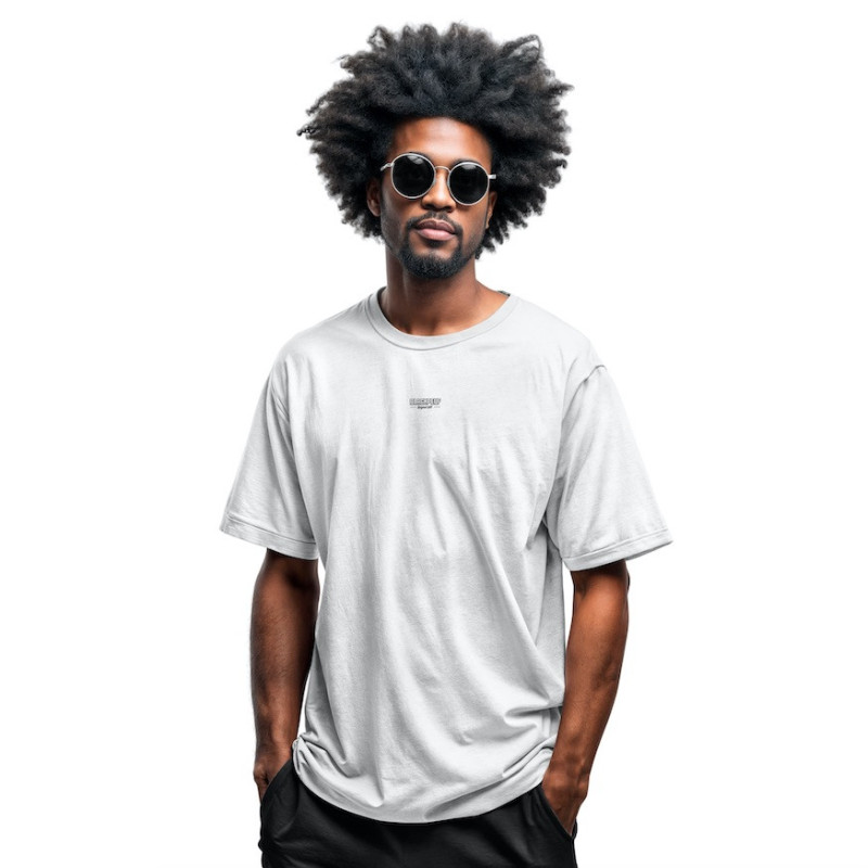 MOUNTAIN SPIRIT WHITE T-SHIRT BLACKPEUF