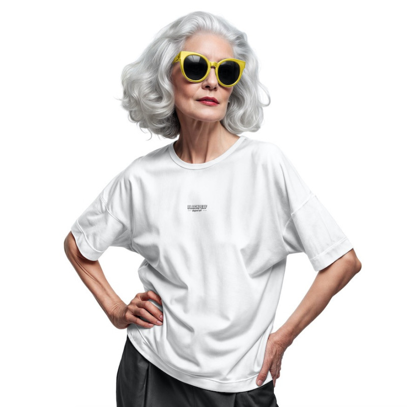 T-SHIRT BLANC GIRL IS BETTER BLACKPEUF
